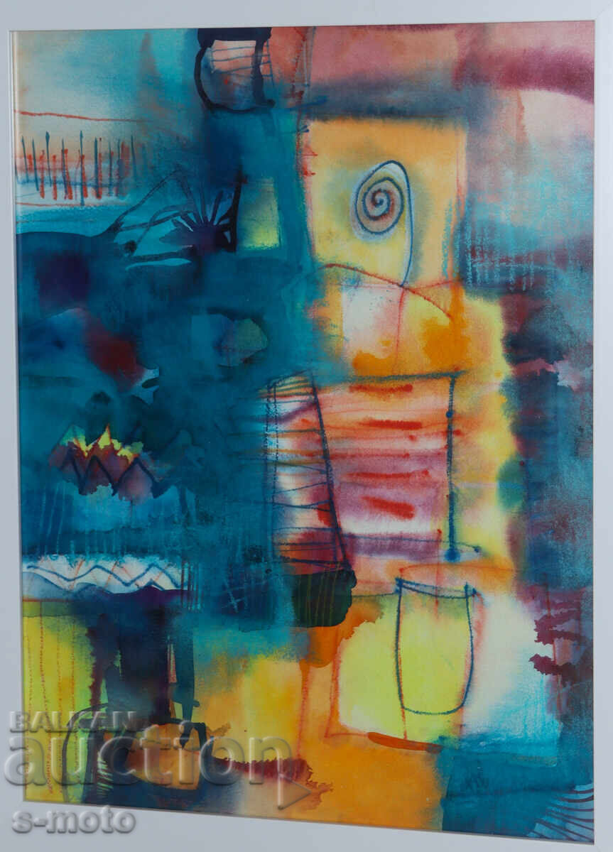 Δημοπρασία Βλαντιμίρ Ζαπριάνοφ, ακουαρέλα, αφηρημένη νεκρή φύση Δημοπρασία Βλαντιμίρ Ζαπριάνοφ, ακουαρέλα, αφηρημένη νεκρή φύση