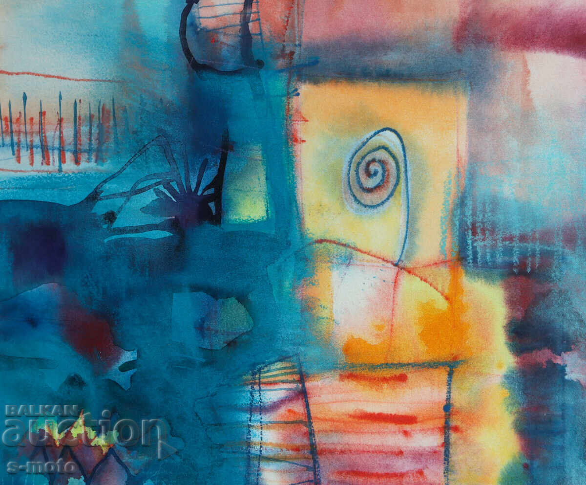 Παράδοση Βλαντιμίρ Ζαπριάνοφ, ακουαρέλα, αφηρημένη νεκρή φύση Παράδοση Βλαντιμίρ Ζαπριάνοφ, ακουαρέλα, αφηρημένη νεκρή φύση