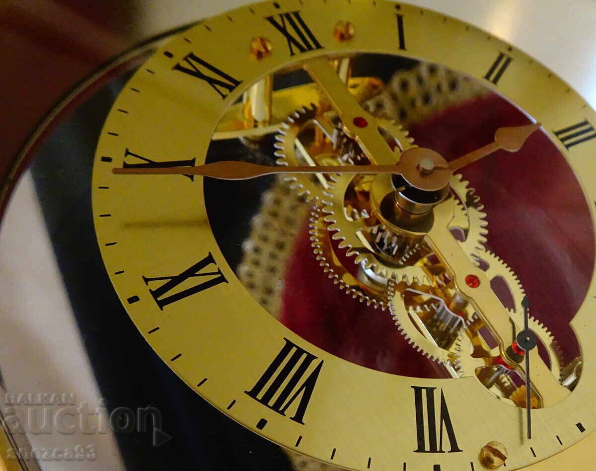 Licitație Ceas de masă schelet S.Haller, regal