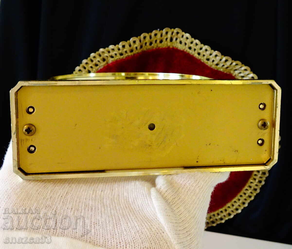 Ceas de masă schelet S.Haller, regal - 6