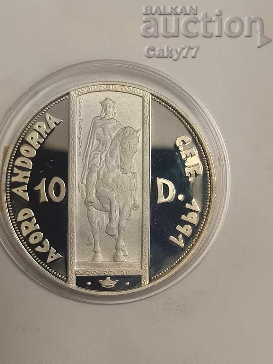 10 динара Андора 1991 10 динара Андора 1991