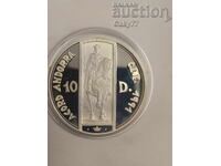 10 динара Андора 1991