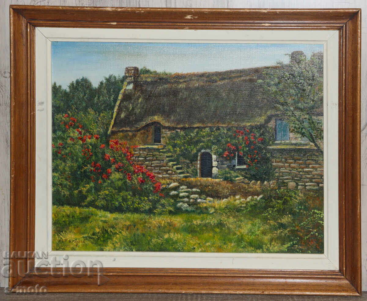 Oil painting landscape 1999 with price 400.00 BGN | € 204.52
