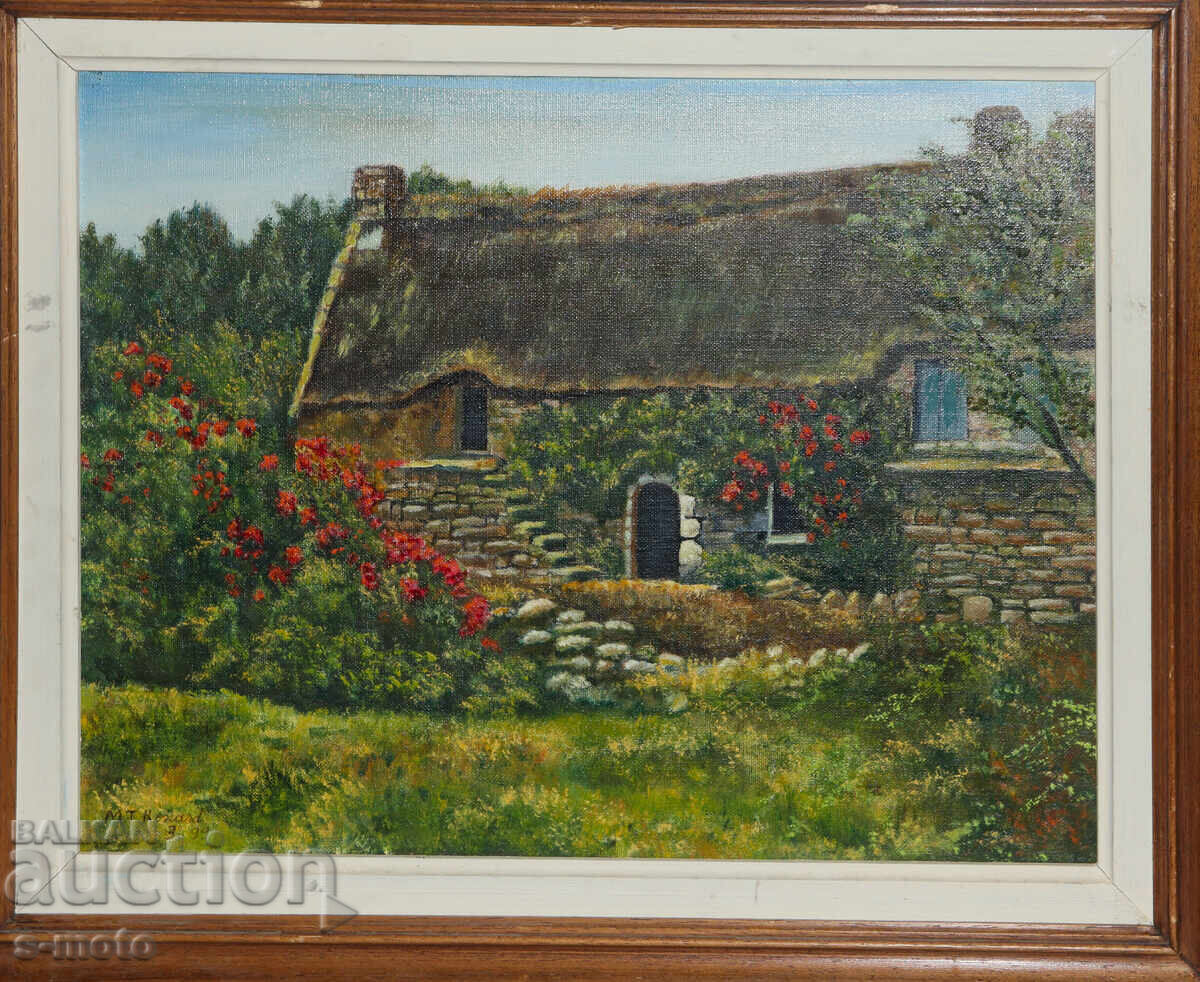 Auction  Oil painting landscape 1999