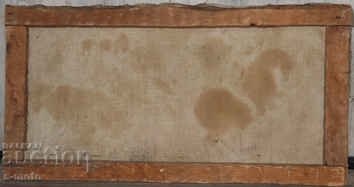 Картина маслени бои фигурална композиция конници - 6