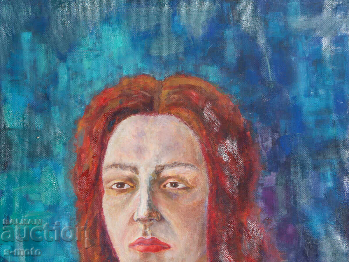 Livrarea Tablou ulei, portret feminin