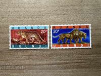 Ruanda-Urundi - Animale pe cale de dispariție - Pisici mari (1961) MNH