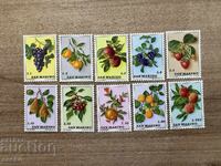 Сан Марино - Плодове (1973) MNH