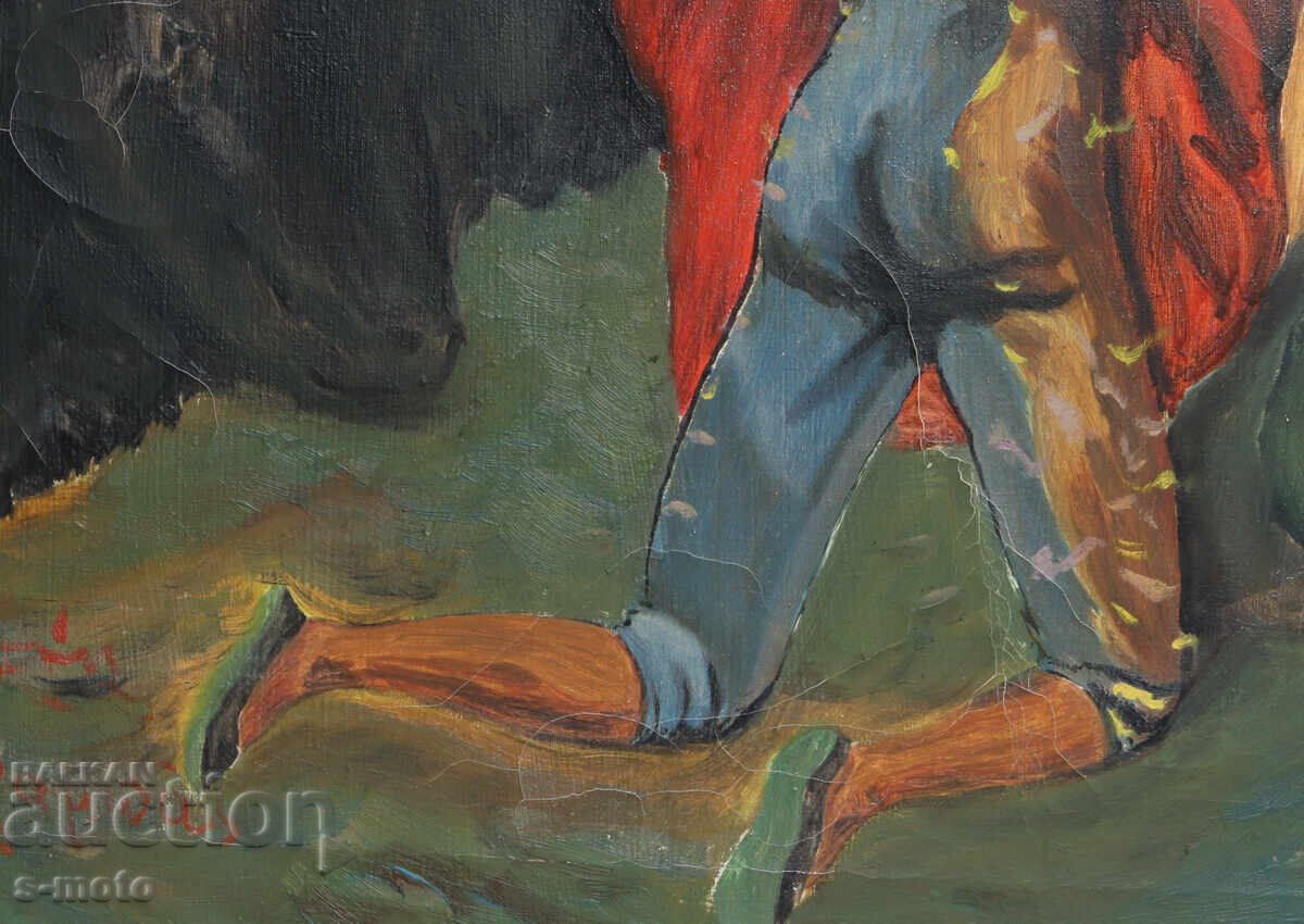 Παράδοση Παλιός πίνακας λαδιού Ματαδόρ