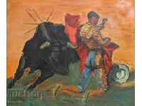 Παλιός πίνακας λαδιού Ματαδόρ