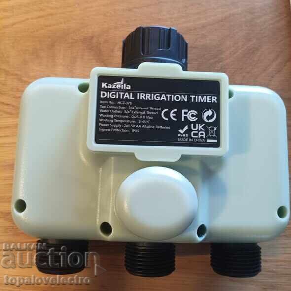 Τάιμερ ποτίσματος με 3 εξόδους, προγραμματιζόμενα χρονοδιαγράμματα, rain d - 6 Τάιμερ ποτίσματος με 3 εξόδους, προγραμματιζόμενα χρονοδιαγράμματα, rain d - 6