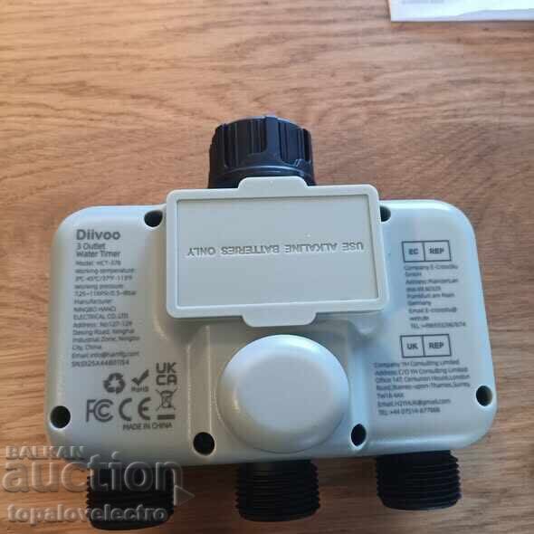 NEW! Automatic irrigation computer, timer with 3 outlets, Ra - 5