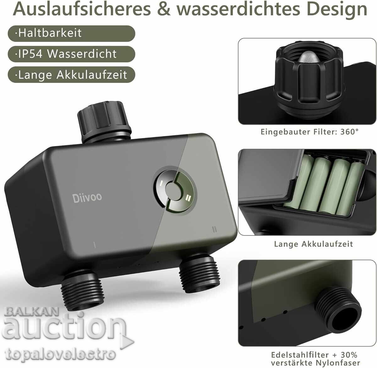 WiFi Smart Timer with 2 Outputs, 60m Range, RFID Technology with price 44.00 BGN | € 22.50