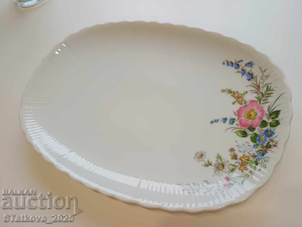 Auction  Vintage porcelain platter