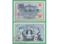 (¯`'•.¸GERMANIA 100 mărci 1908 (1) UNC-¸.•'´¯)