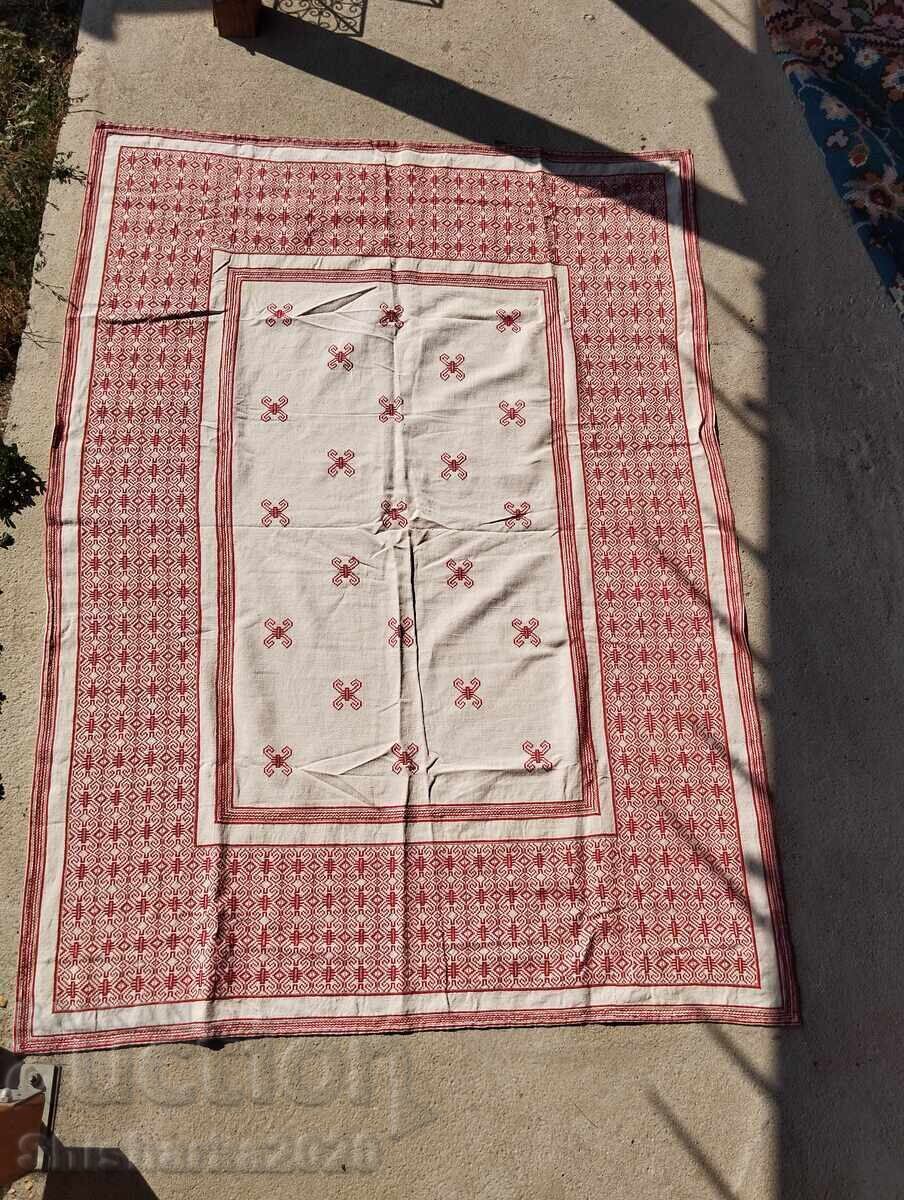 Old tablecloth