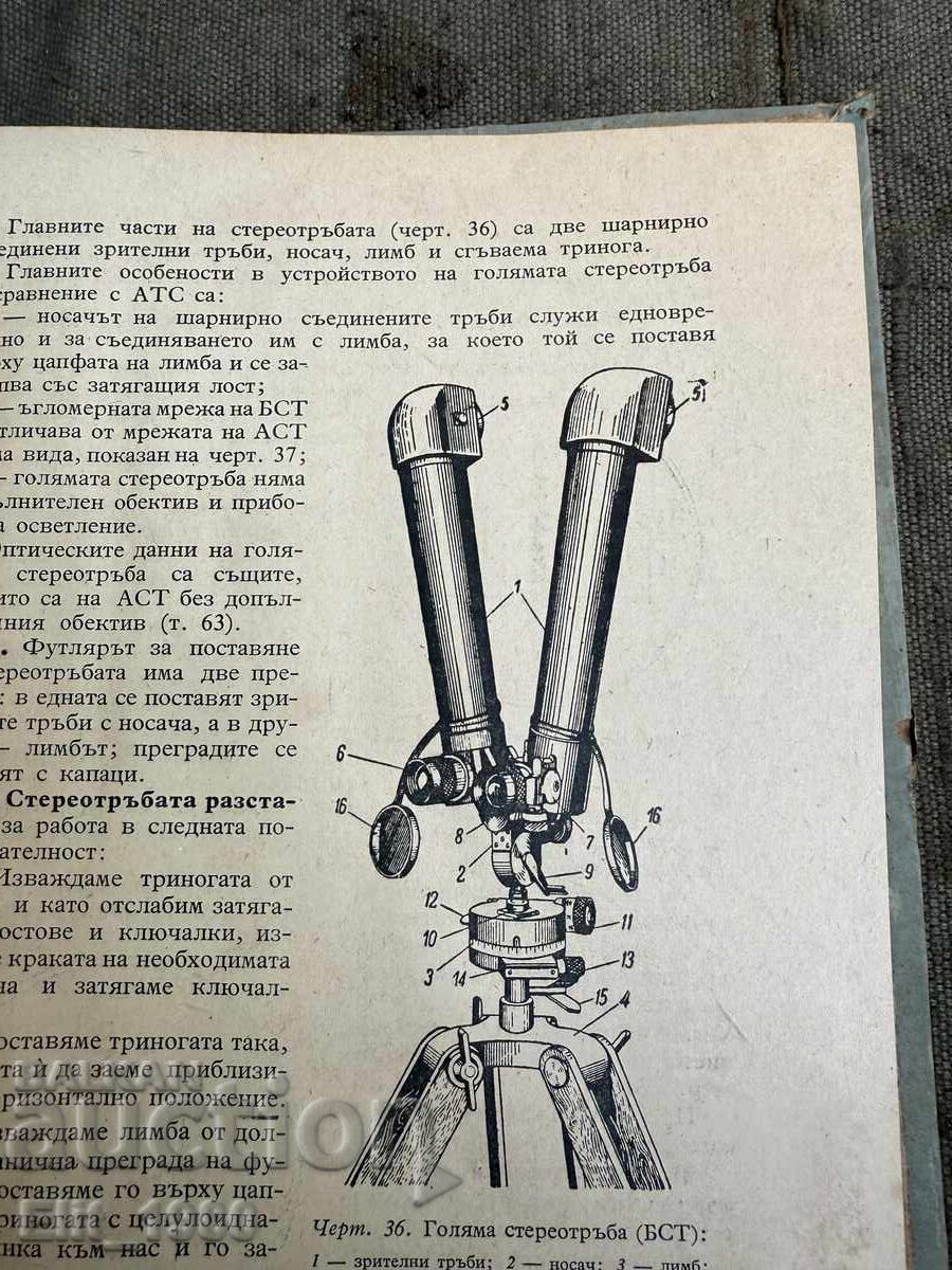 Auction  Manual for Artillery in the BNA (Bulgarian People's Army)