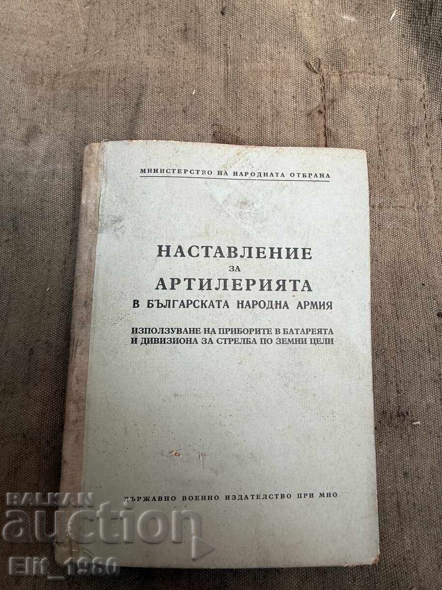 Instrucțiuni pentru artilerie în ANB