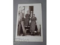 1920 Postcard Photo of Women in Folk Costumes