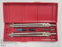 Cutie de rigle, rusă, 16,5 x 5,5 cm.