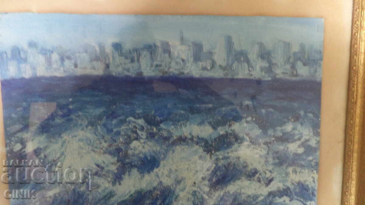 TABLOU VEDERE DIN BURGAS cu preț € 5.00 | 9.78 BGN