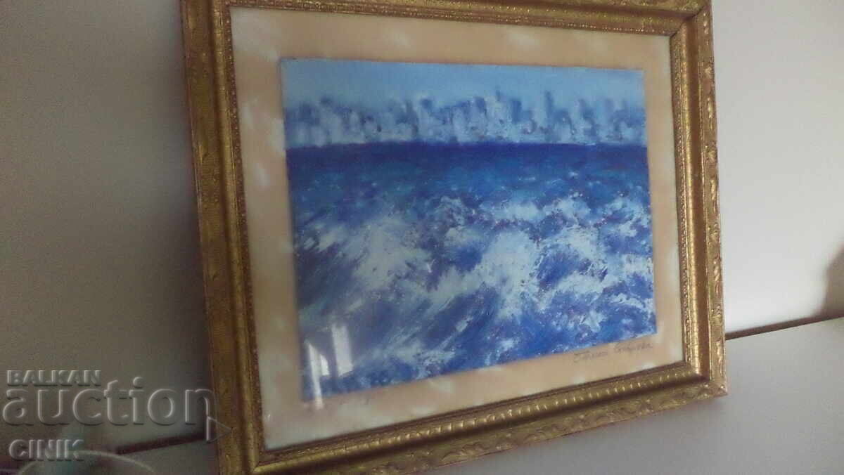 PAINTING VIEW FROM BURGAS PAINTING VIEW FROM BURGAS