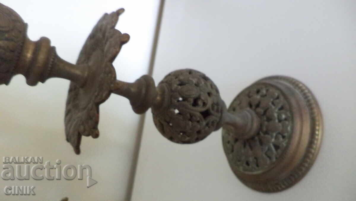 Auction  TWO CANDLESTICKS