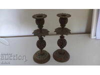 TWO CANDLESTICKS