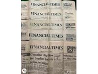 Financial Times from 1969, 5 pieces