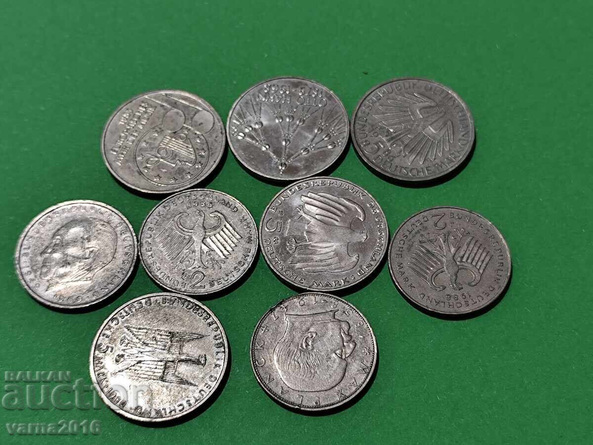 GERMANY - Lot/ 10 Coins - 5