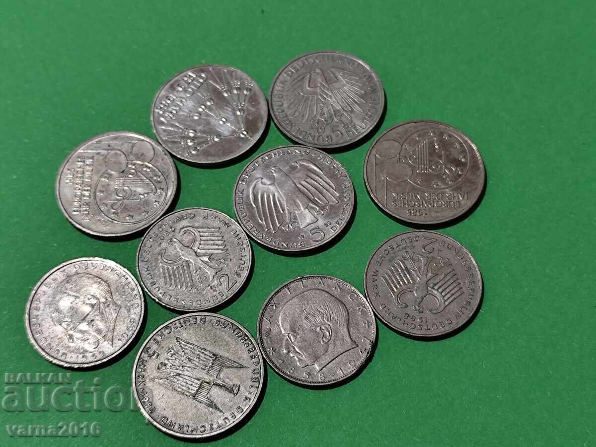 GERMANY - Lot/ 10 Coins