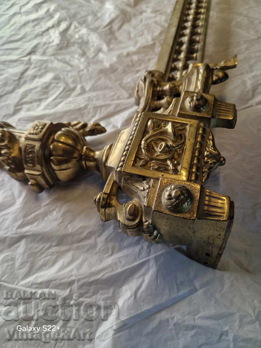 Auction  Fireplace Decoration Brass