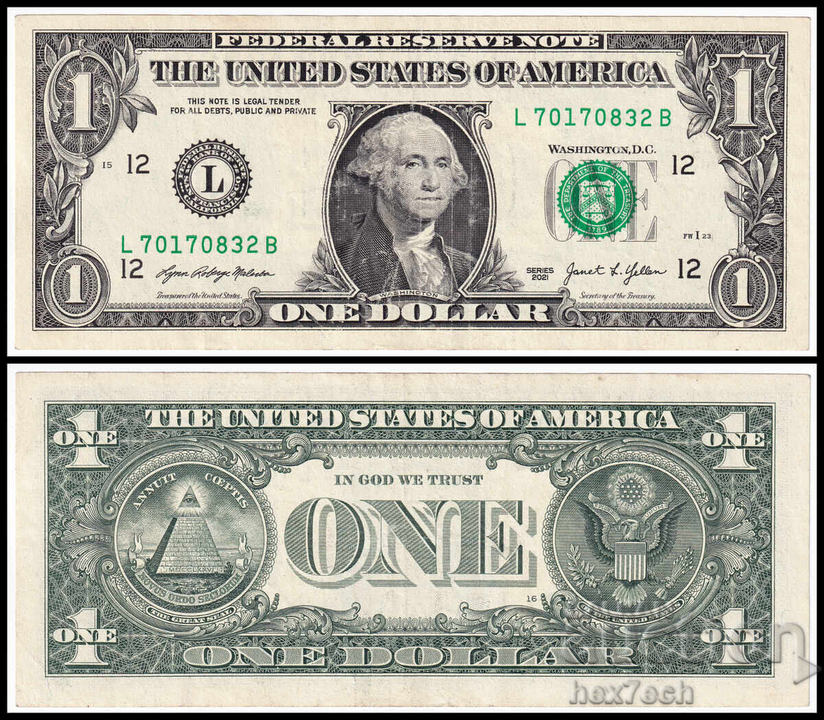 ❤️ ⭐ ΗΠΑ 2021 1 δολάριο Σαν Φρανσίσκο L ⭐ ❤️