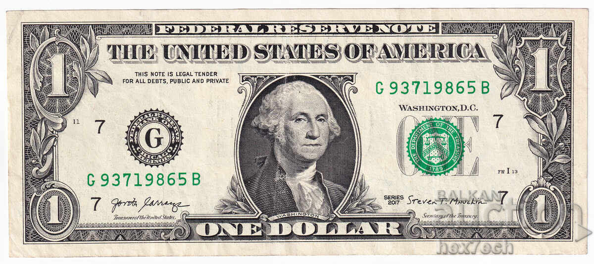 ❤️ ⭐ ΗΠΑ 2017 1 δολάριο Σικάγο G ⭐ ❤️ με τιμή 3.49 BGN | € 1.78 ❤️ ⭐ ΗΠΑ 2017 1 δολάριο Σικάγο G ⭐ ❤️ με τιμή 3.49 BGN | € 1.78