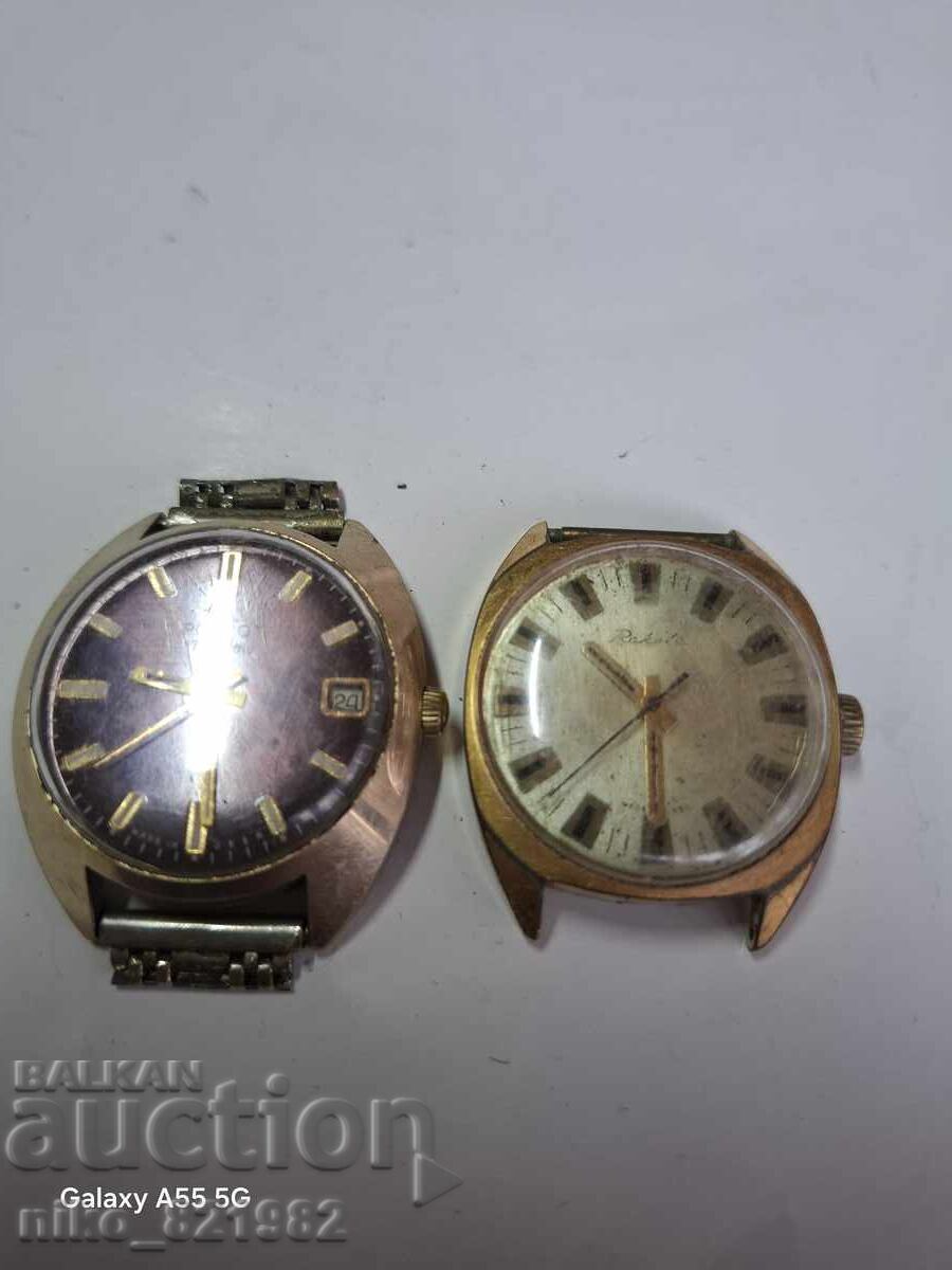 Two male (items) with gold plating
