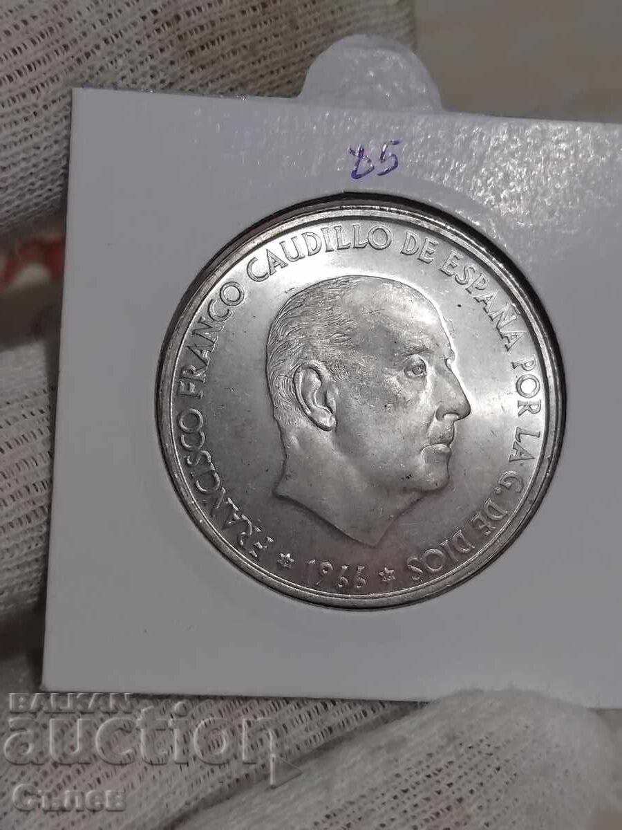 100 πεσέτες 1966