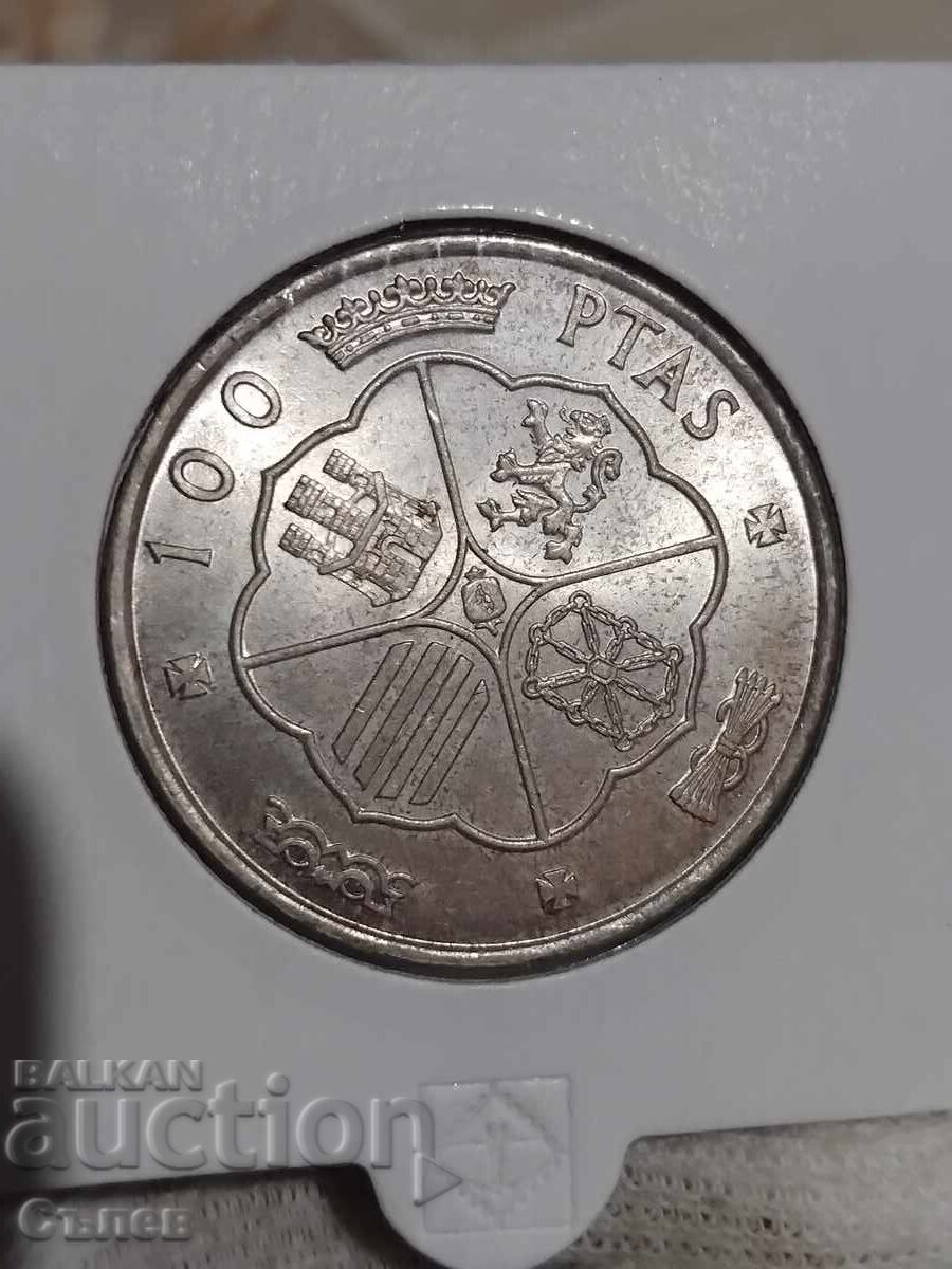 100 πεσέτες 1966 με τιμή 80.00 BGN | € 40.90
