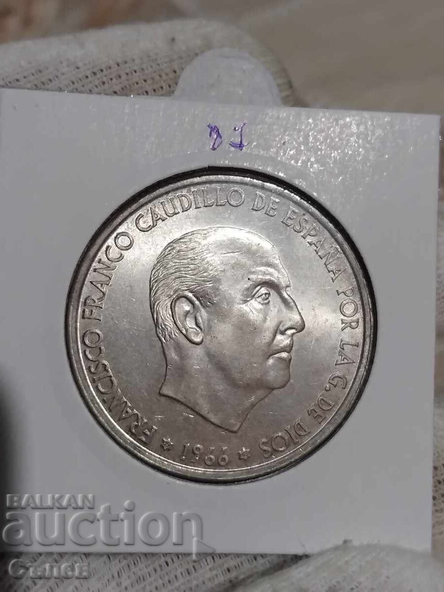 100 πεσέτες 1966