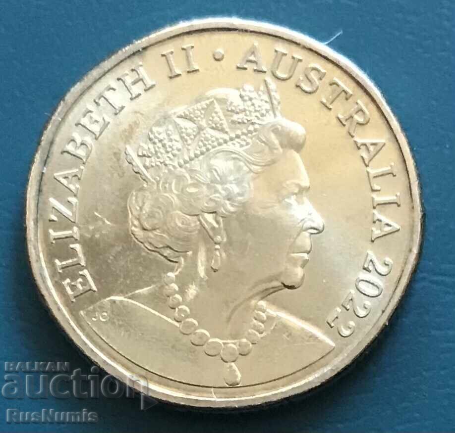 Австралия. 1 долар 2022 г. Буква О. с цена 12.00 лв. | € 6.14