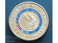 Αυστραλία. 2 δολάρια 2020. Παγκόσμιο Κύπελλο Κρίκετ Γυναικών