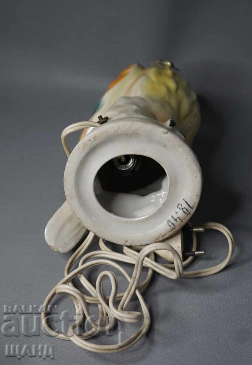 Old Porcelain Figure Figurine Eagle Night Lamp - 5 Old Porcelain Figure Figurine Eagle Night Lamp - 5