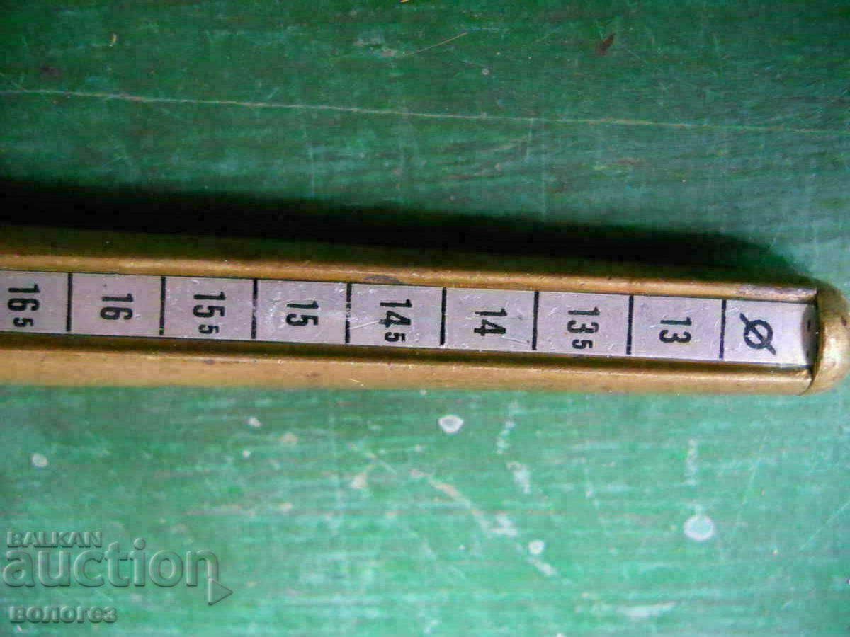 Old wooden jewelry ring sizer cone - Germany - 5