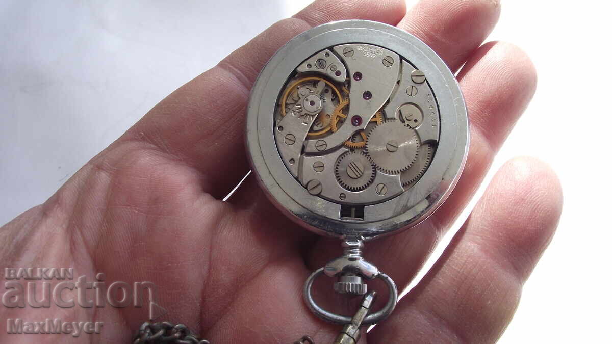 CEAS - DE BUZUNAR/CU ZIP/Pentru nevăzători - 18k. - 3602 - de la 0,01st / II - 6 CEAS - DE BUZUNAR/CU ZIP/Pentru nevăzători - 18k. - 3602 - de la 0,01st / II - 6