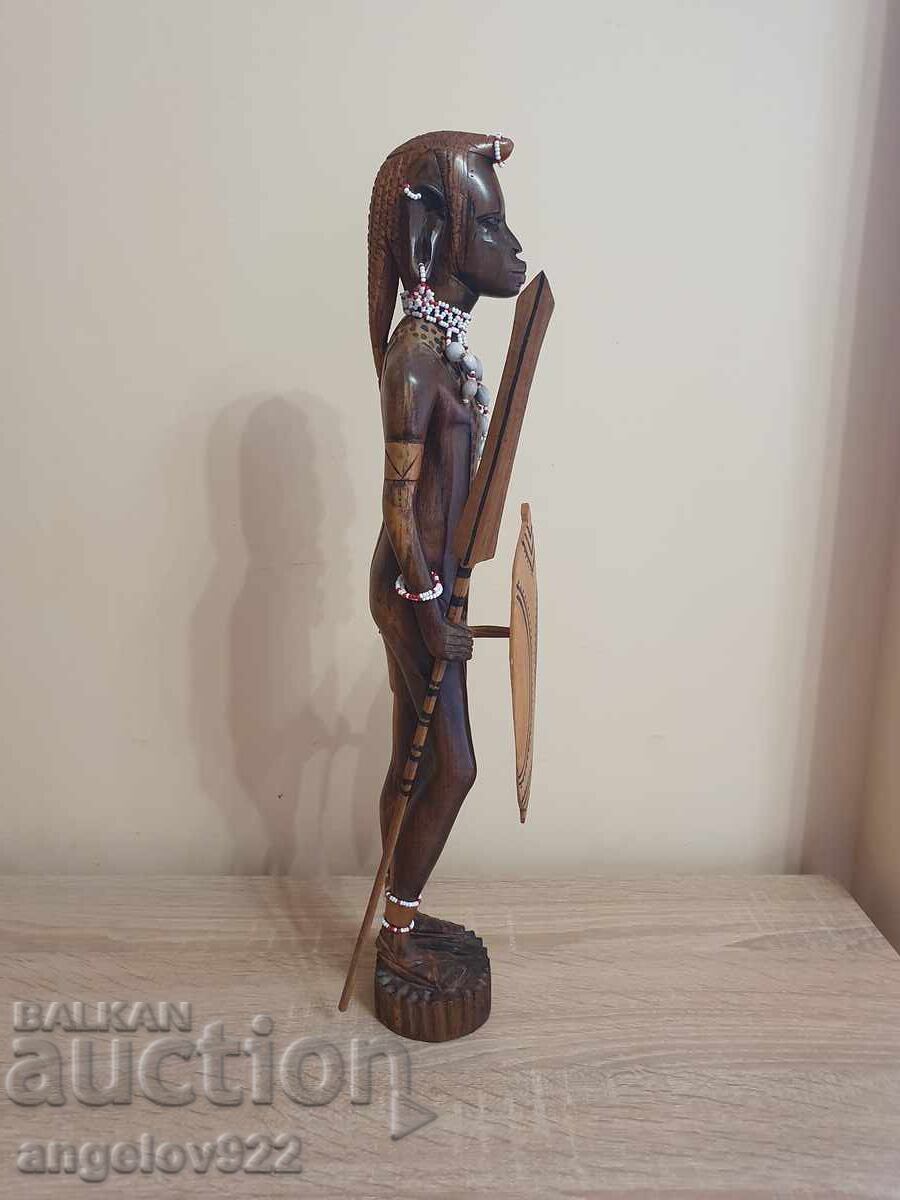 Голяма масивна дървена фигура статуетка!!! с цена 0.01 лв. | € 0.01