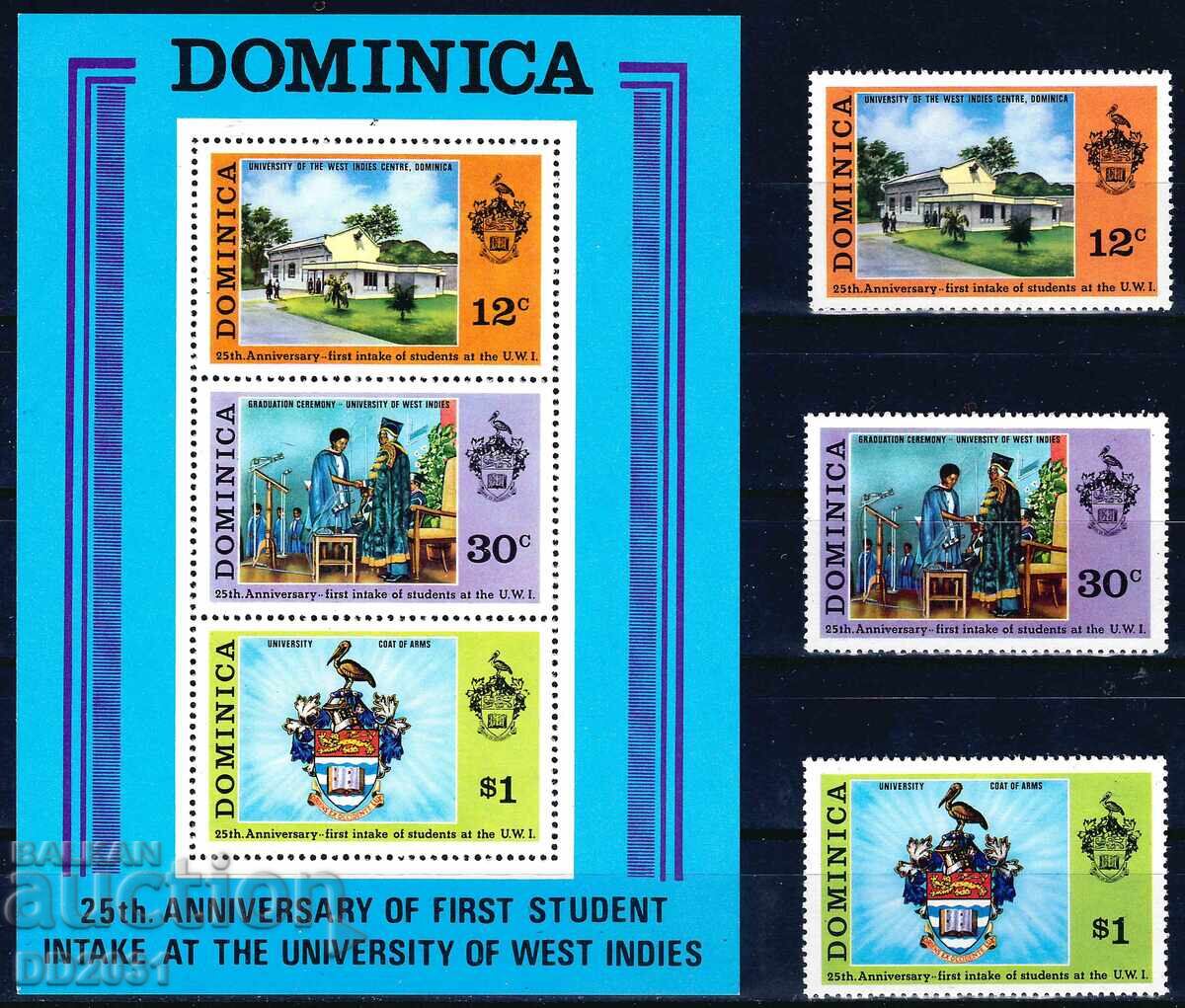Dominica 1973 - Architecture MNH Dominica 1973 - Architecture MNH