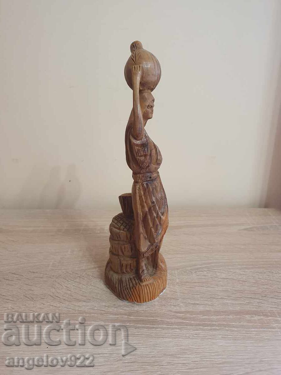 Масивна дървена фигура статуетка!!! с цена 0.01 лв. | € 0.01 Масивна дървена фигура статуетка!!! с цена 0.01 лв. | € 0.01