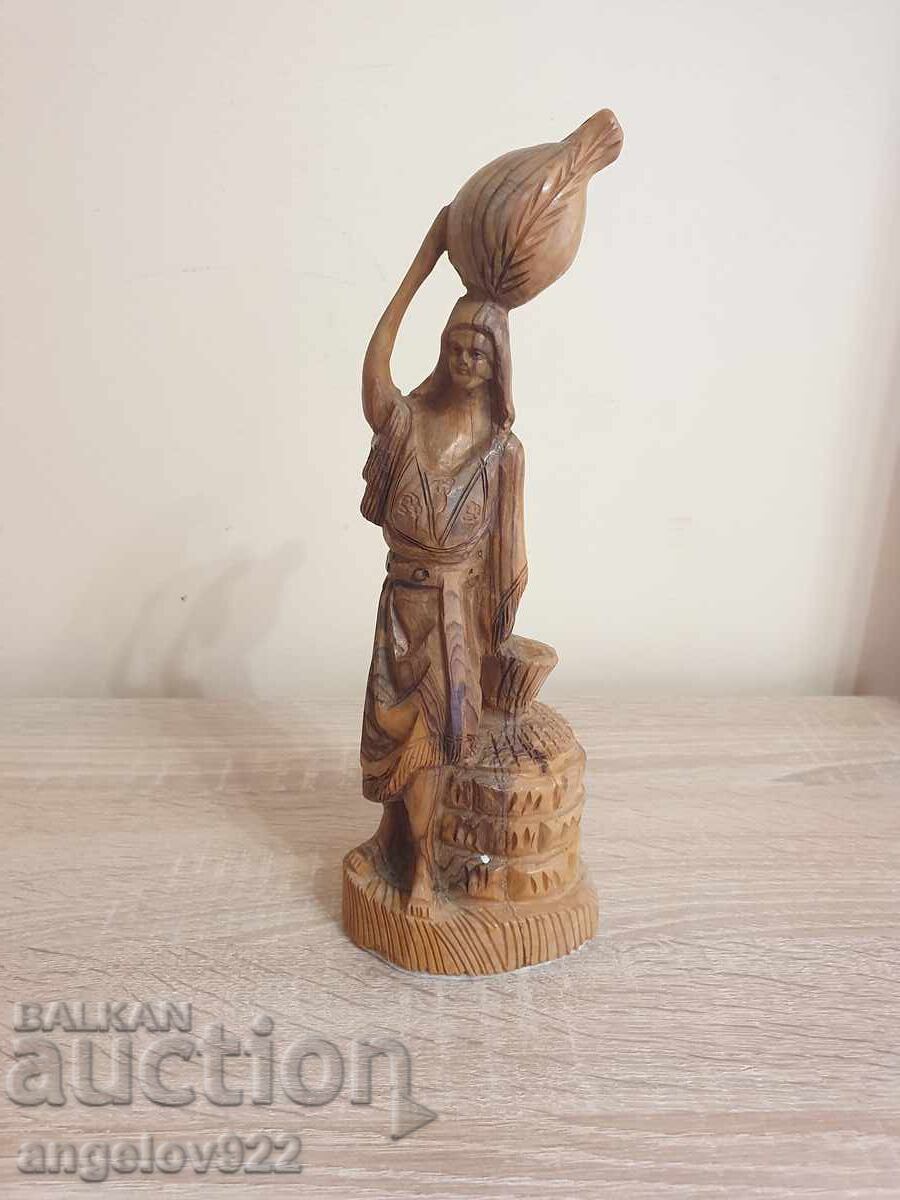 Масивна дървена фигура статуетка!!! Масивна дървена фигура статуетка!!!