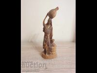 Масивна дървена фигура статуетка!!!