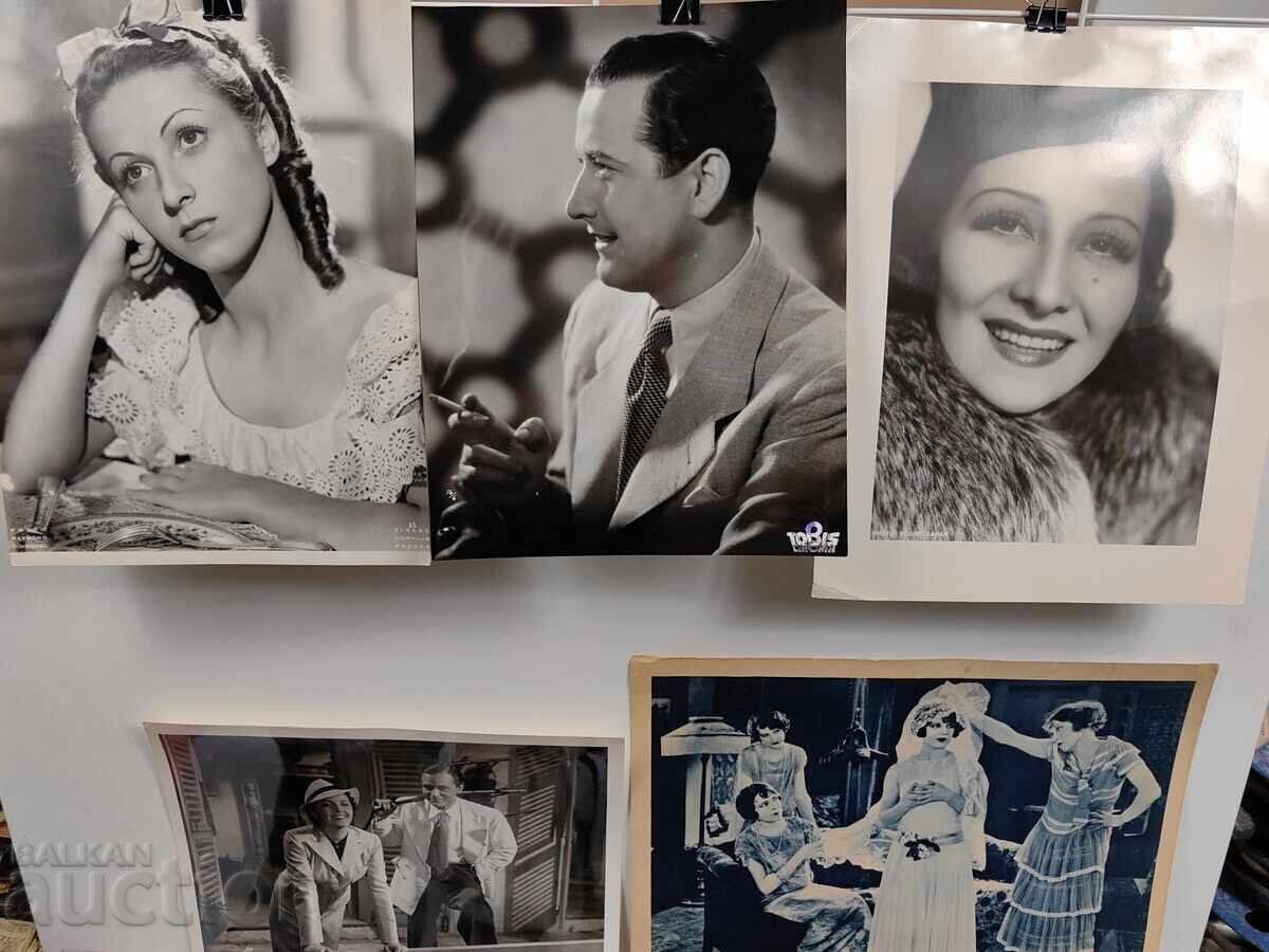 1930s/1940s OLD PROFESSIONAL PHOTOS WITH MOVIE ACTORS with price 69.00 BGN | € 35.28 1930s/1940s OLD PROFESSIONAL PHOTOS WITH MOVIE ACTORS with price 69.00 BGN | € 35.28