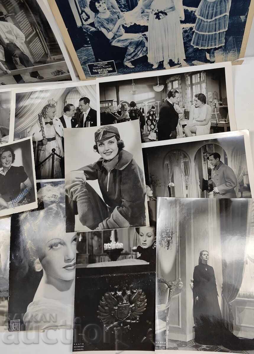 Delivery of 1930s/1940s OLD PROFESSIONAL PHOTOS WITH MOVIE ACTORS Delivery of 1930s/1940s OLD PROFESSIONAL PHOTOS WITH MOVIE ACTORS
